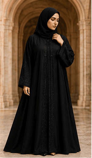 Embroidered Abaya — alternate view